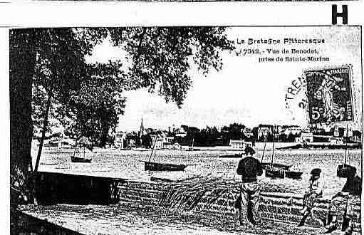 Ville de BENODET Carte postale ancienne