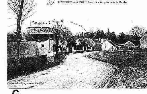 Ville de BERCHERESSURVESGRE Carte postale ancienne Ville de BERCHERESSURVESGRE Carte postale ancienne