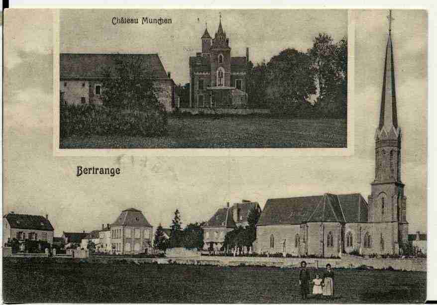Ville de BERTRANGE Carte postale ancienne