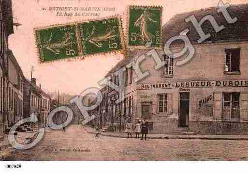 Ville de BETHISYSAINTMARTIN Carte postale ancienne