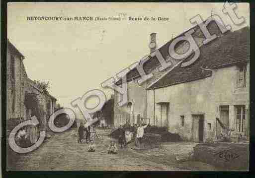 Ville de BETONCOURTSURMANCE Carte postale ancienne