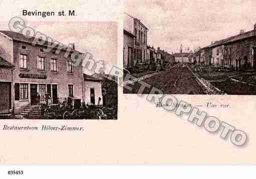 Ville de BEUVANGESOUSSAINTMICHEL Carte postale ancienne