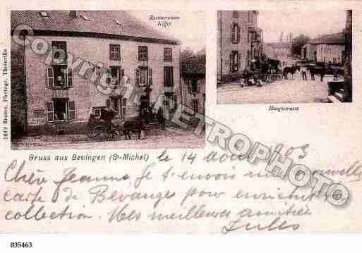 Ville de BEUVANGESOUSSAINTMICHEL Carte postale ancienne