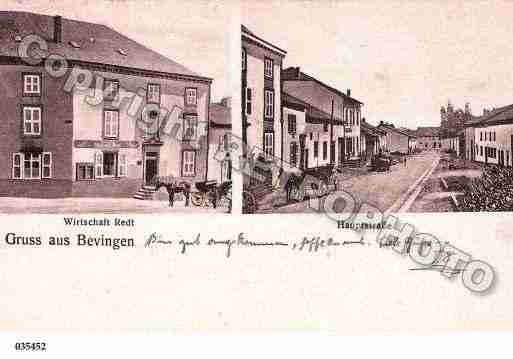 Ville de BEUVANGESOUSSAINTMICHEL Carte postale ancienne