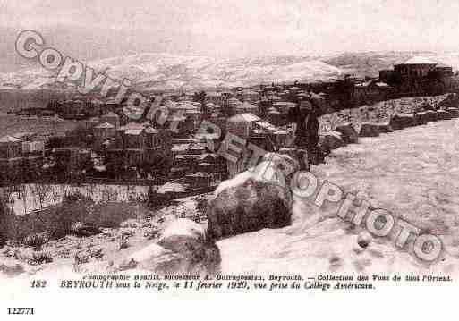 Ville de BEYROUTH Carte postale ancienne Ville de BEYROUTH Carte postale ancienne