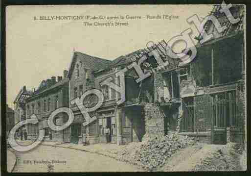 Ville de BILLYMONTIGNY Carte postale ancienne