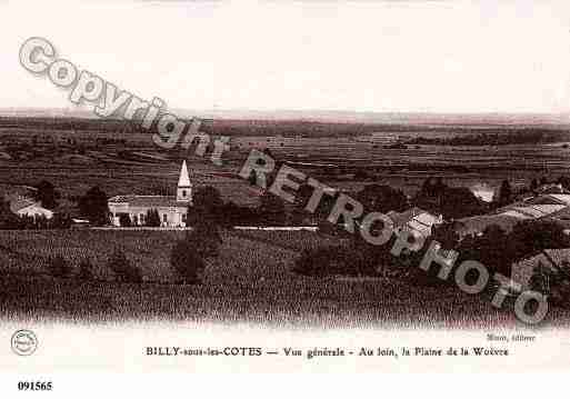 Ville de BILLYSOUSLESCOTES Carte postale ancienne Ville de BILLYSOUSLESCOTES Carte postale ancienne