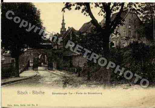 Ville de BITCHE Carte postale ancienne