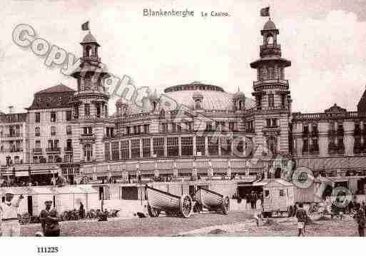 Ville de BLANKENBERGHE Carte postale ancienne