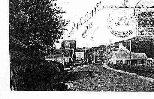 Ville de BLONVILLESURMER Carte postale ancienne
