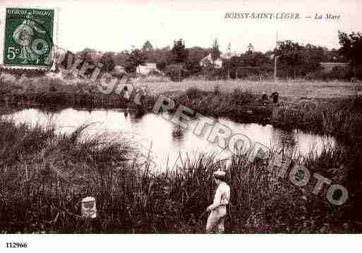 Ville de BOISSYSAINTLEGER Carte postale ancienne