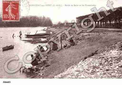 Ville de BONNIERESSURSEINE Carte postale ancienne