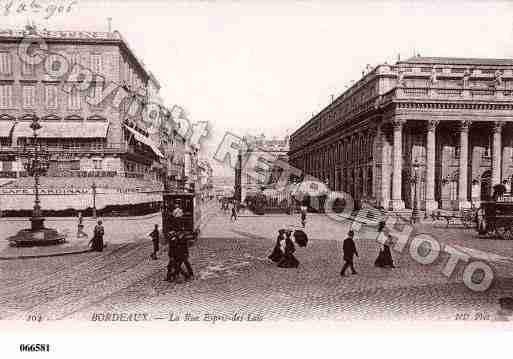 Ville de BORDEAUX Carte postale ancienne