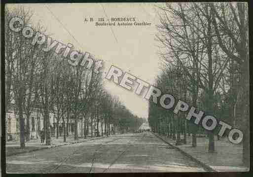 Ville de BORDEAUX Carte postale ancienne