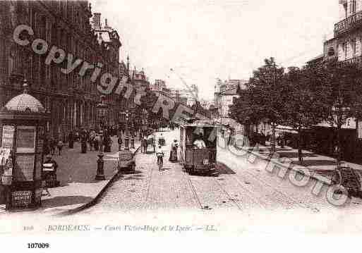 Ville de BORDEAUX Carte postale ancienne