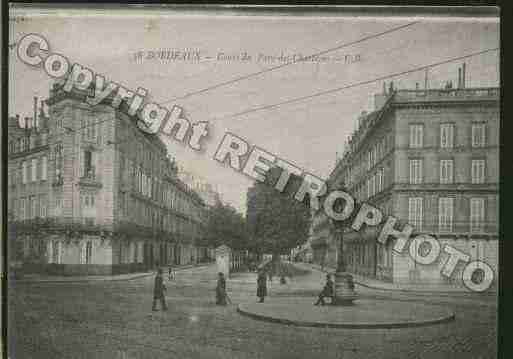 Ville de BORDEAUX Carte postale ancienne