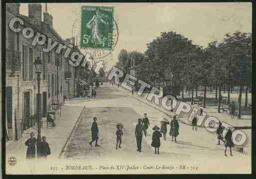 Ville de BORDEAUX Carte postale ancienne