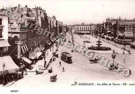 Ville de BORDEAUX Carte postale ancienne