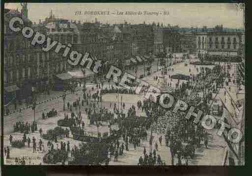 Ville de BORDEAUX Carte postale ancienne