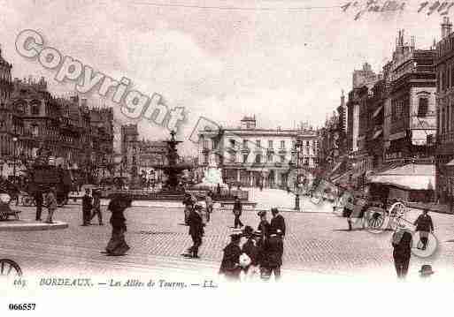 Ville de BORDEAUX Carte postale ancienne