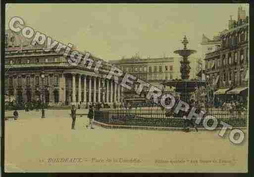 Ville de BORDEAUX Carte postale ancienne