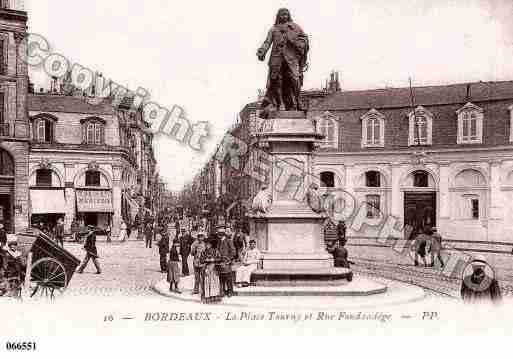 Ville de BORDEAUX Carte postale ancienne