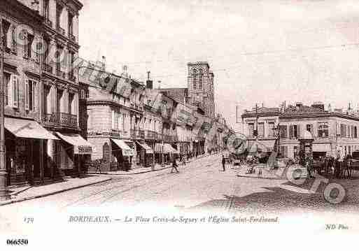 Ville de BORDEAUX Carte postale ancienne