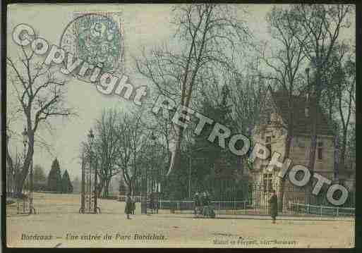 Ville de BORDEAUX Carte postale ancienne