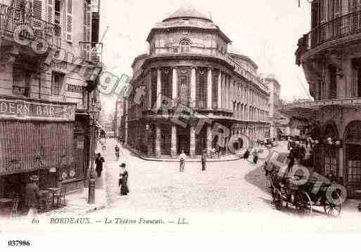 Ville de BORDEAUX Carte postale ancienne