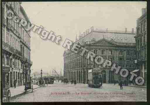 Ville de BORDEAUX Carte postale ancienne