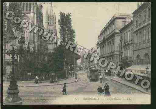 Ville de BORDEAUX Carte postale ancienne Ville de BORDEAUX Carte postale ancienne