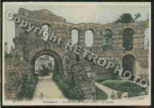 Ville de BORDEAUX Carte postale ancienne