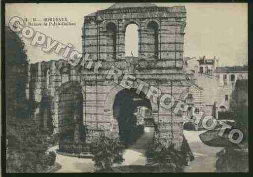 Ville de BORDEAUX Carte postale ancienne Ville de BORDEAUX Carte postale ancienne
