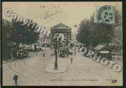 Ville de BORDEAUX Carte postale ancienne