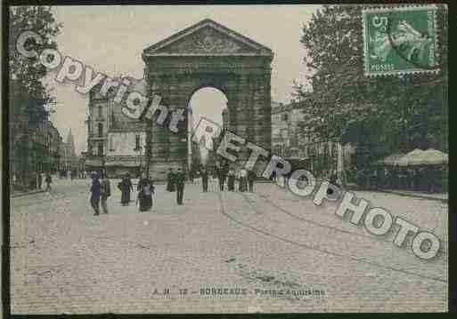 Ville de BORDEAUX Carte postale ancienne