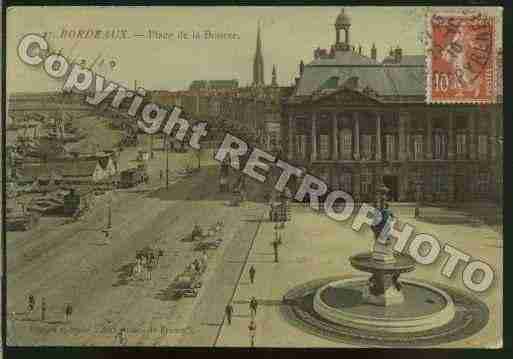 Ville de BORDEAUX Carte postale ancienne