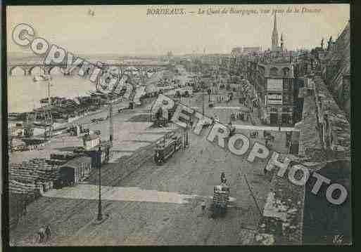 Ville de BORDEAUX Carte postale ancienne