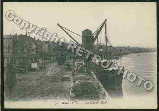 Ville de BORDEAUX Carte postale ancienne