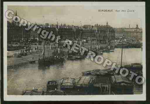 Ville de BORDEAUX Carte postale ancienne