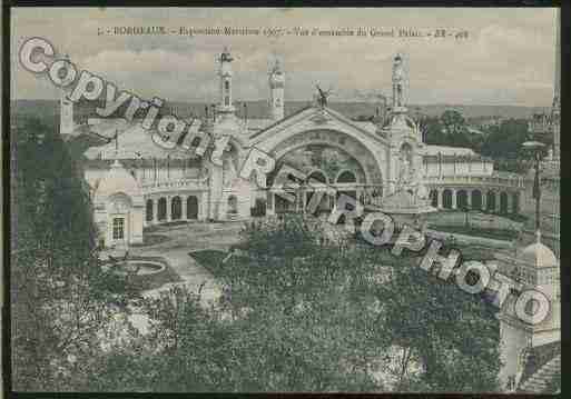 Ville de BORDEAUX Carte postale ancienne