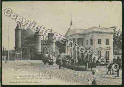 Ville de BORDEAUX Carte postale ancienne