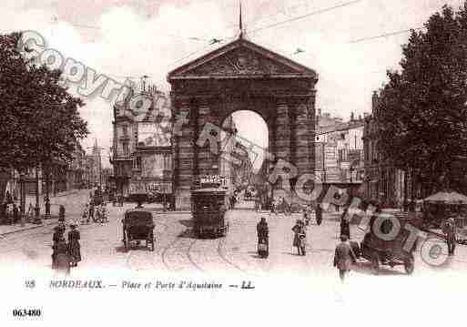 Ville de BORDEAUX Carte postale ancienne