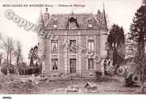 Ville de BOSCROGERENROUMOIS(LE) Carte postale ancienne Ville de BOSCROGERENROUMOIS(LE) Carte postale ancienne