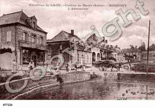 Ville de BOSMONTSURSERRE Carte postale ancienne