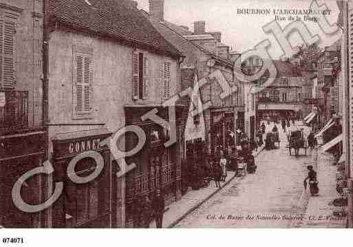 Ville de BOURBONL\\\'ARCHAMBAULT Carte postale ancienne