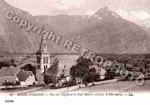 Ville de BOURGD\'OISANS(LE) Carte postale ancienne