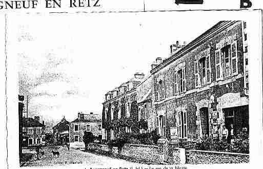 Ville de BOURGNEUFENRETZ Carte postale ancienne