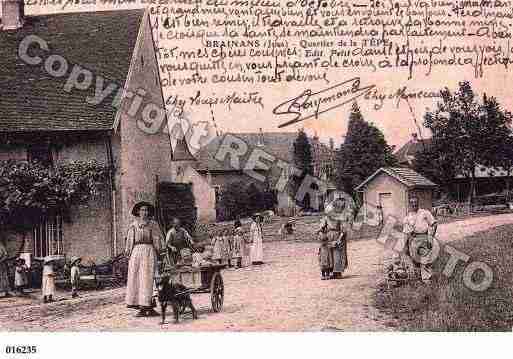 Ville de BRAINANS Carte postale ancienne