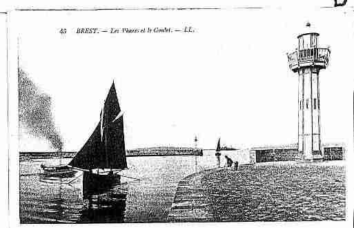 Ville de BREST Carte postale ancienne