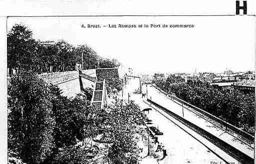 Ville de BREST Carte postale ancienne
